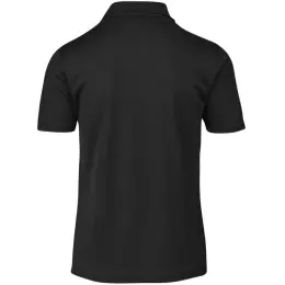 Mens Maestro Golf Shirt Black Back